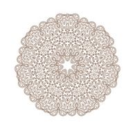 Circle lace ornament N3