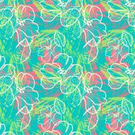 modern colorful floral seamless pattern N4