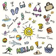 Summer Related Items Set Collection