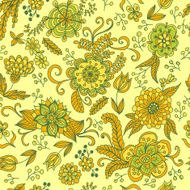 Vector seamless floral pattern N177