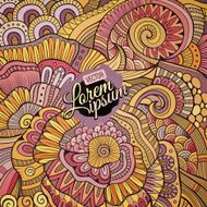 Decorative ethnic vector background N8