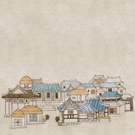 Korean traditional houses E N2