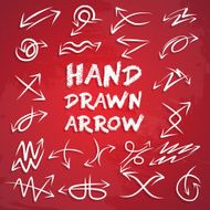 Hand drawn arrow set Vector Illustration Eps 10 N2