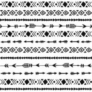 Tribal Hand Drawn Background N16