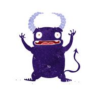 cartoon little devil N177
