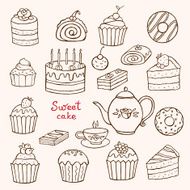 Cakes and desserts
