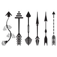 Hand drawn arrows graphic set N2