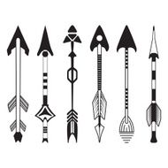 Hand drawn arrows graphic set N3