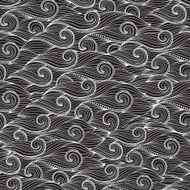 Vector Seamless Pattern of Wave N3
