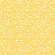 yellow hand drawn seamless pattern