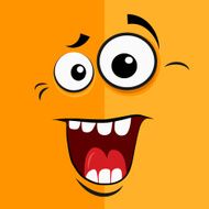 Cartoon monster N218