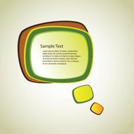 Big Colorful Speech Bubble