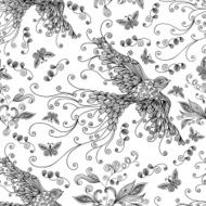 seamless doodle pattern N6