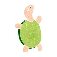 cartoon happy turtle N14