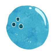 cartoon bowling ball N14