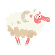 cartoon dirty sheep N4