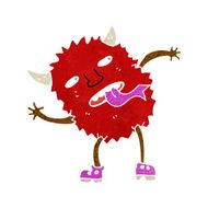 funny cartoon monster N67