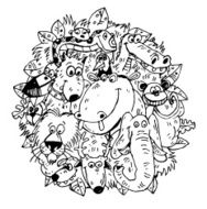 Pet icons doodle vector illustration N7