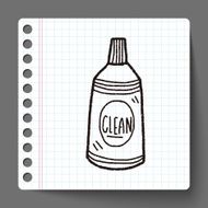 cleaner bottle doodle N51