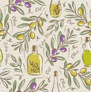 Seamless Patterns with olive