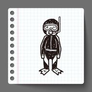 diver doodle N13