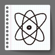 doodle atom icon N6