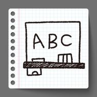 doodle blackboard N14