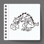 dragon doodle N44