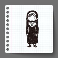 nun doodle N6