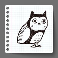 owl doodle N16