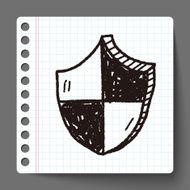 shield doodle N30