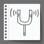 tuning fork doodle N6