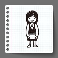 waitress doodle N13