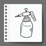 watering can doodle N18