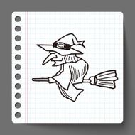 witch doodle N12