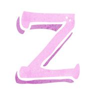 cartoon letter z N23
