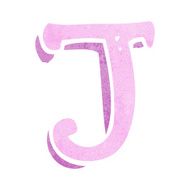 cartoon letter j N23
