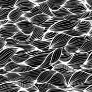 Seamless abstract hand-drawn pattern waves background N25