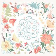 Card with Flowers N2