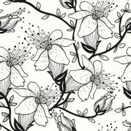 Vector floral seamless pattern N8