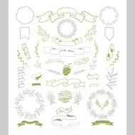 Hand-draw vector illustration with doodles elements N2