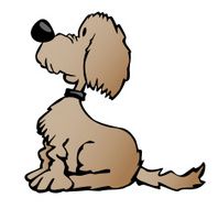 Cute Cartoon Dog Illustration