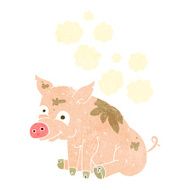 cartoon smelly pig N4