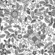 Floral vintage pattern