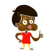 cartoon boy giving thumbs up N14