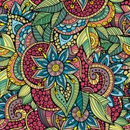 floral ornamental seamless pattern N10