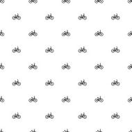 Vector seamless pattern bike