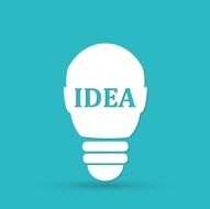 Light bulb vector icon N19