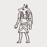 egypt god doodle N30
