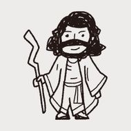 Jesus doodle N6